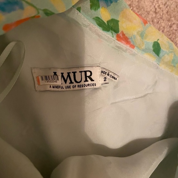 AMUR- Multicolored Floral “Jaylah” Off the Shoulder Midi Dress - Picture 8 of 8